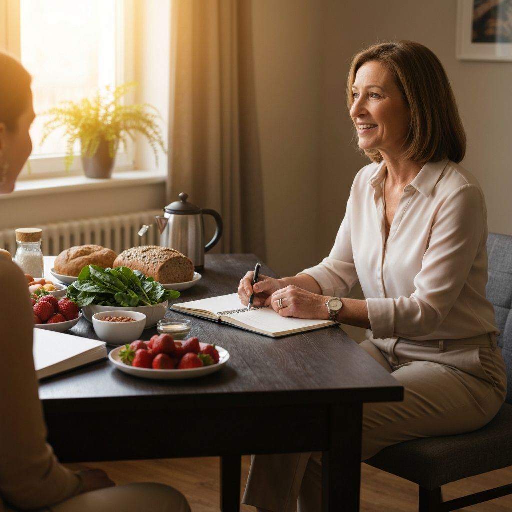 Nutrition consultation and educational guidance session